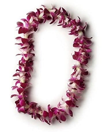 Purple Hawaiian Lei